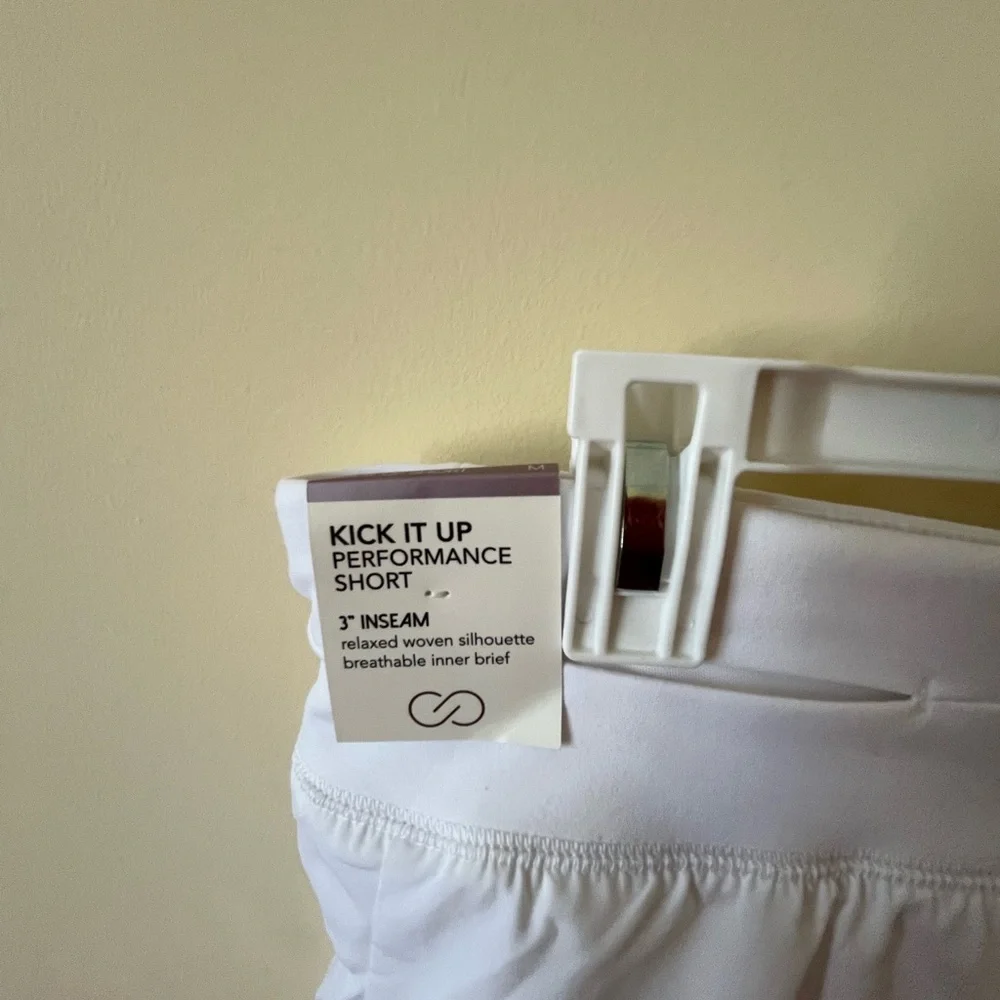 Calia White Women's Performance Shorts - Picture 4 of 5